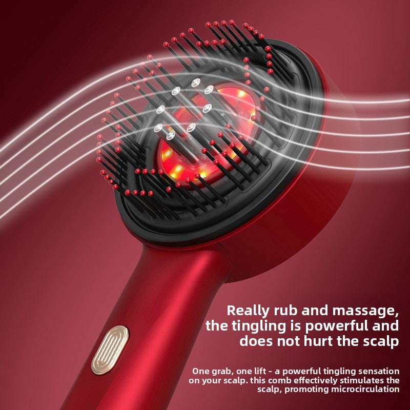 HYBREM™ Smart Red Light Scalp Massager: Instant Stress-Relief & Follicle Stimulation for Thicker and Healthier Hair