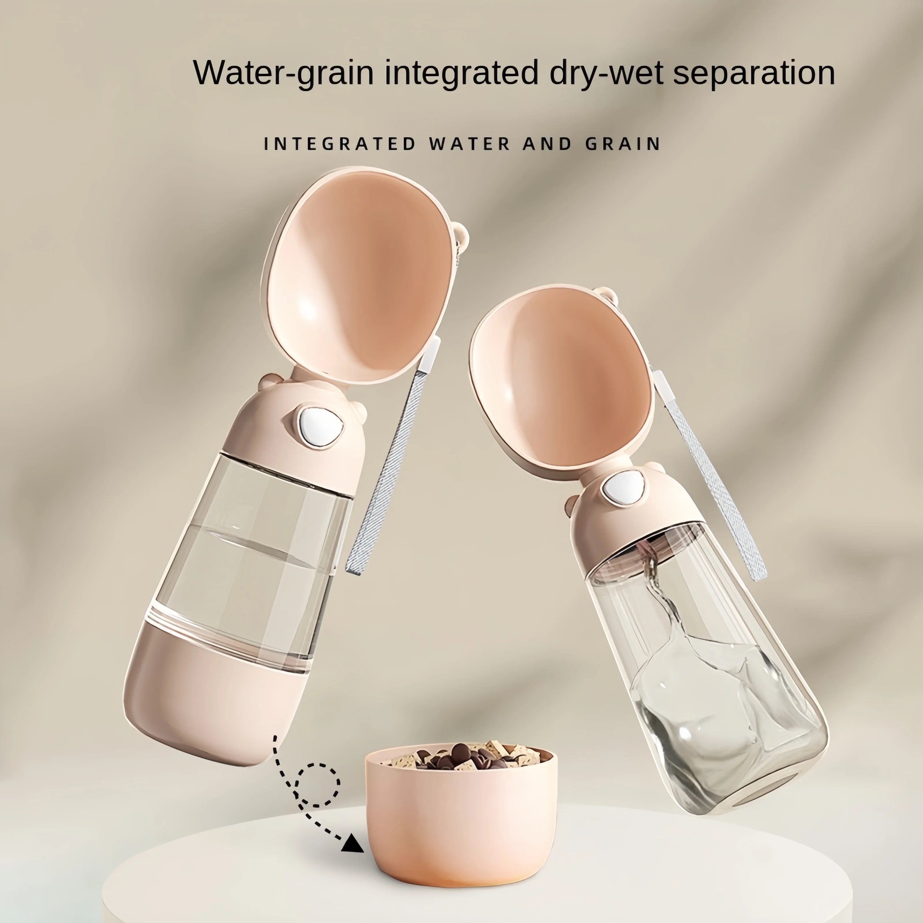 Flufftion™ HydroFeed Pet Water Bottle