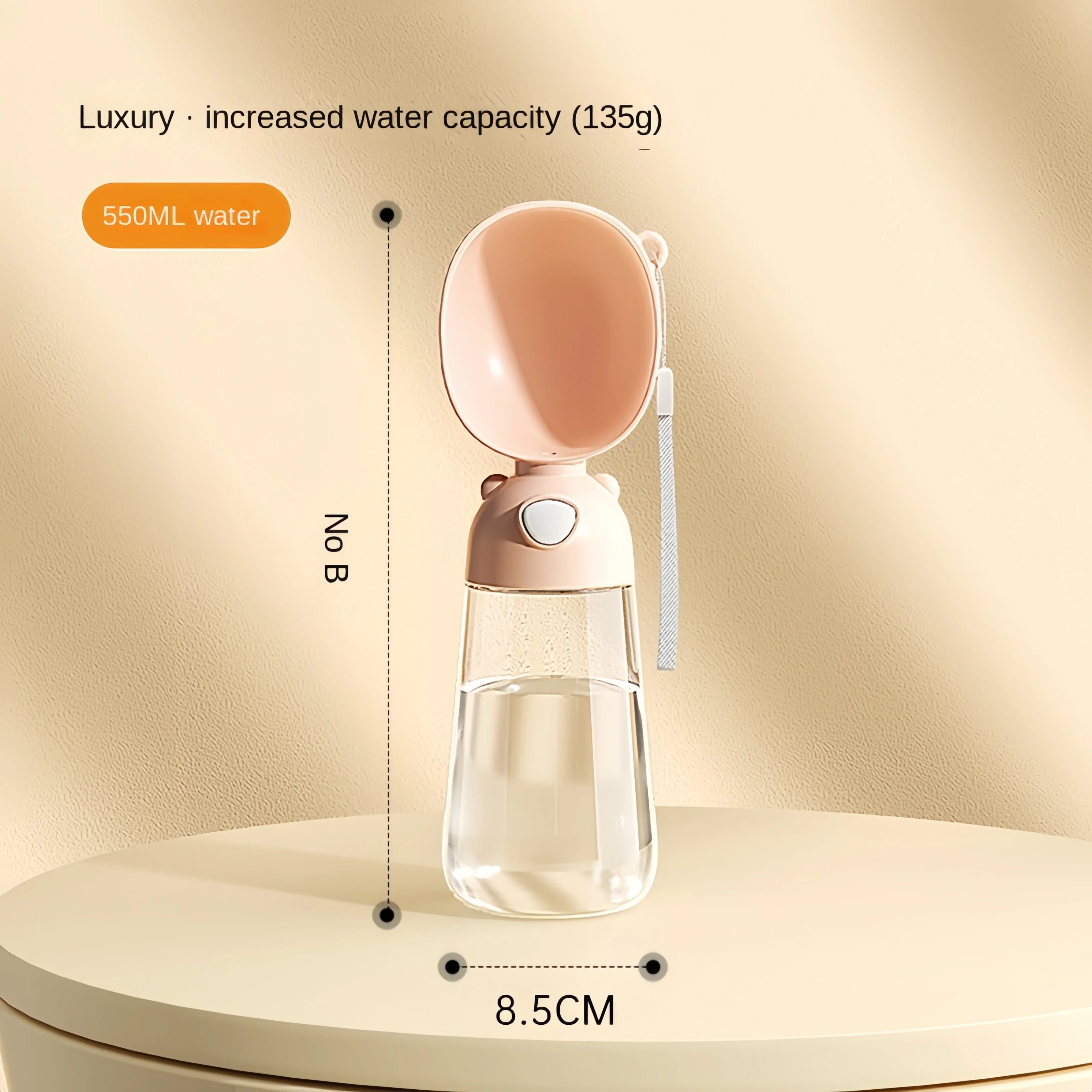 Flufftion™ HydroFeed Pet Water Bottle