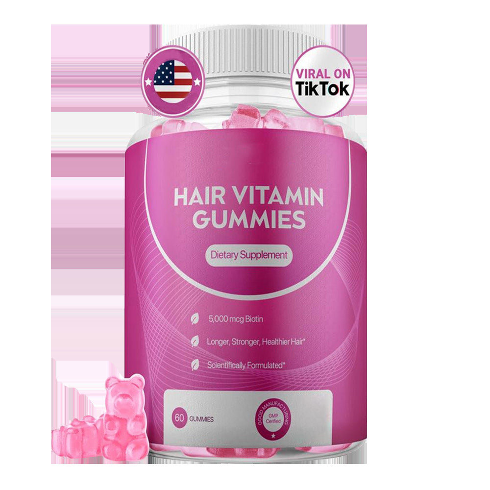 HYBREM™ Ultra-Strength Hair Growth Gummies: Stop Breakage & Stimulate Follicles for Maximum Volume and Shine